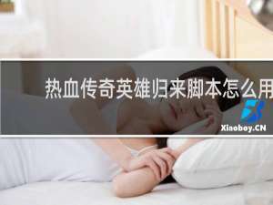热血传奇英雄归来脚本怎么用