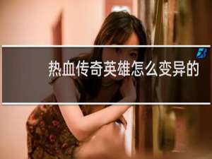 热血传奇英雄怎么变异的