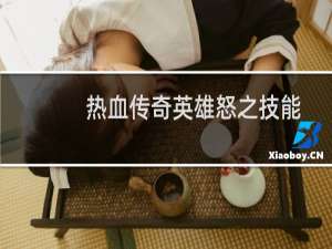 热血传奇英雄怒之技能