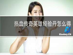 热血传奇英雄经验丹怎么得