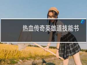 热血传奇英雄道技能书