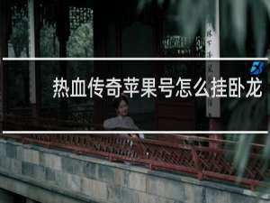 热血传奇苹果号怎么挂卧龙