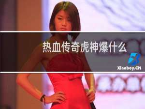 热血传奇虎神爆什么