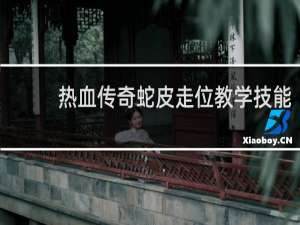 热血传奇蛇皮走位教学技能