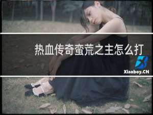 热血传奇蛮荒之主怎么打