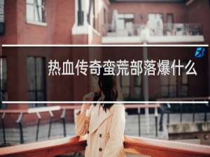 热血传奇蛮荒部落爆什么