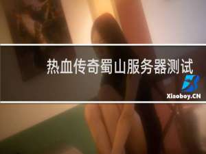 热血传奇蜀山服务器测试