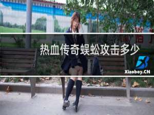 热血传奇蜈蚣攻击多少