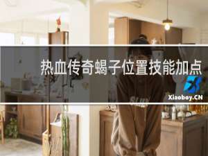 热血传奇蝎子位置技能加点