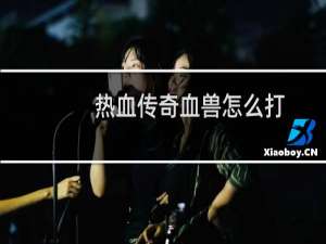 热血传奇血兽怎么打