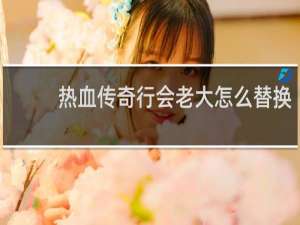热血传奇行会老大怎么替换