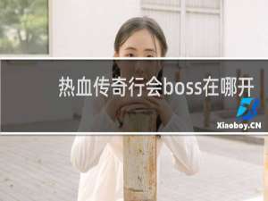 热血传奇行会boss在哪开