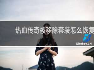 热血传奇被移除套装怎么恢复
