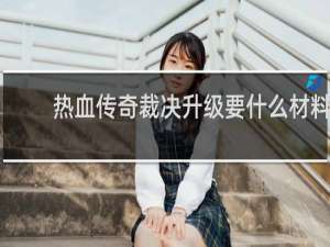 热血传奇裁决升级要什么材料