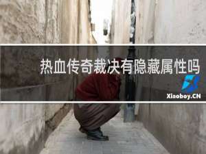 热血传奇裁决有隐藏属性吗