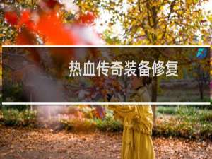 热血传奇装备修复