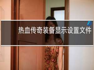 热血传奇装备显示设置文件