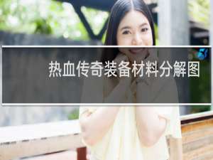 热血传奇装备材料分解图