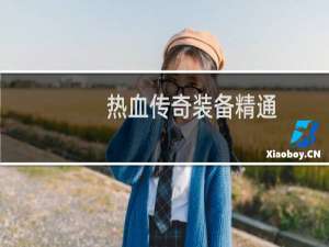 热血传奇装备精通
