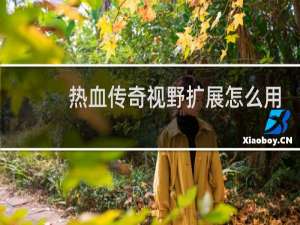 热血传奇视野扩展怎么用