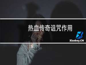 热血传奇诅咒作用