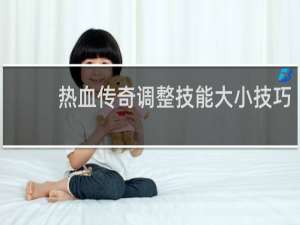 热血传奇调整技能大小技巧