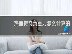 热血传奇负重力怎么计算的