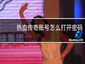 热血传奇账号怎么打开密码