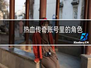 热血传奇账号里的角色