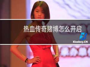 热血传奇赌博怎么开启