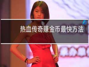 热血传奇赚金币最快方法