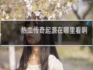 热血传奇起源在哪里看啊