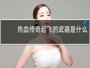 热血传奇起飞的武器是什么