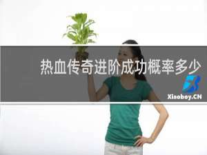 热血传奇进阶成功概率多少
