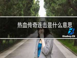 热血传奇连击是什么意思