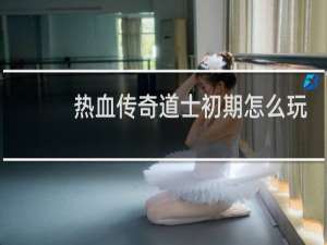 热血传奇道士初期怎么玩