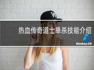 热血传奇道士单杀技能介绍