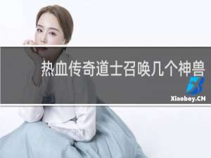 热血传奇道士召唤几个神兽