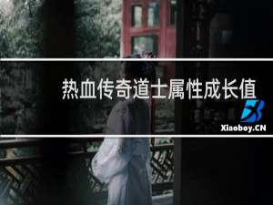 热血传奇道士属性成长值