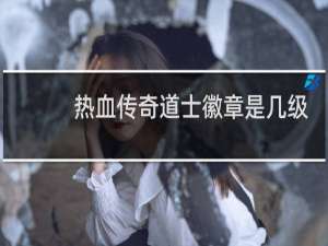 热血传奇道士徽章是几级