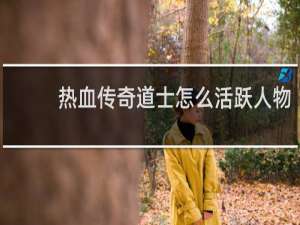 热血传奇道士怎么活跃人物