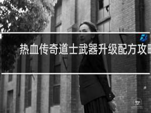 热血传奇道士武器升级配方攻略