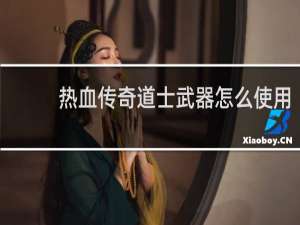 热血传奇道士武器怎么使用