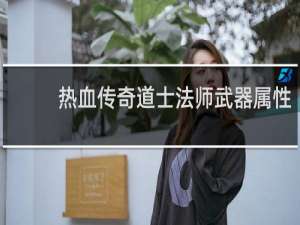 热血传奇道士法师武器属性