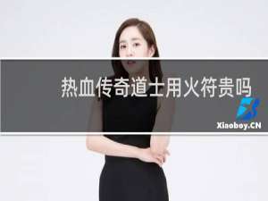 热血传奇道士用火符贵吗