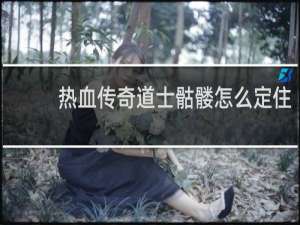 热血传奇道士骷髅怎么定住