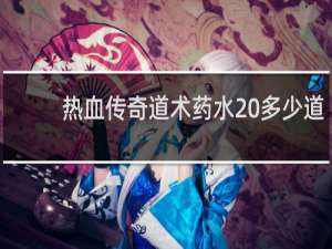 热血传奇道术药水 多少道