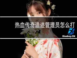 热血传奇遗迹管理员怎么打