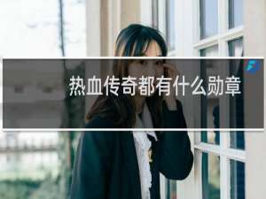 热血传奇都有什么勋章