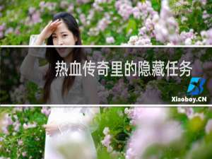 热血传奇里的隐藏任务